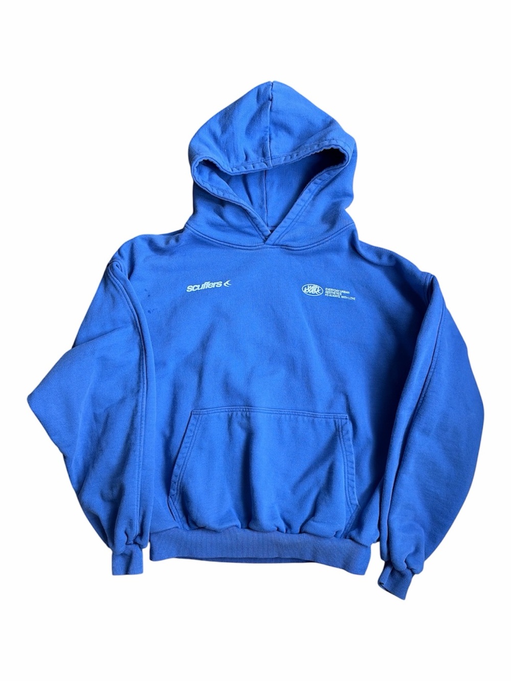 Scuffers  With Love Blue Hooded Sweatshirt